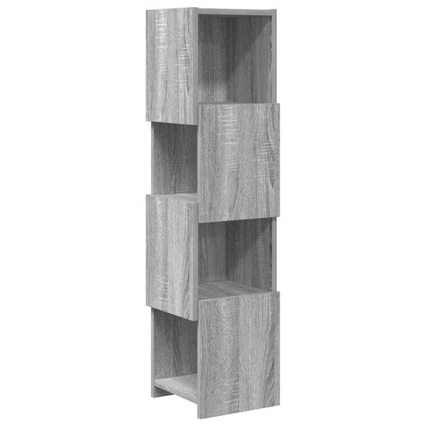 vidaXL Corner Cabinet White 25.5 x 25 x 102 cm Engineered Wood