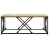 vidaXL Coffee Table Sonoma Oak 100x100x40 cm Engineered Wood