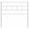 vidaXL Metal Headboard White 75 cm