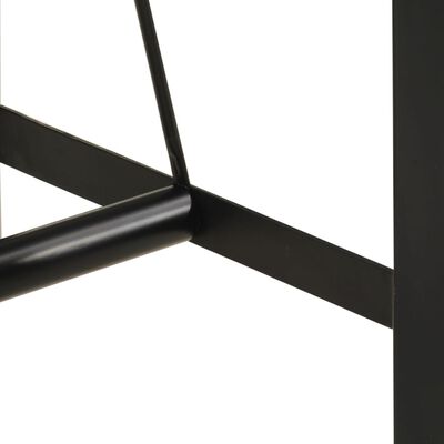 vidaXL Bar Table 110x55x107 cm Solid Wood Reclaimed and Iron