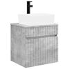 vidaXL Wall-mounted Sink Vanity Concrete Grey 49 x 41 x 63 cm
