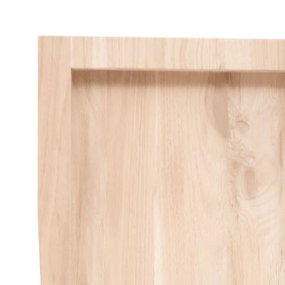 vidaXL Table Top 40x40x(2-4) cm Untreated Solid Wood Live Edge