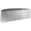 vidaXL Planter Silver 120 x 60 x 35 cm Galvanised Steel