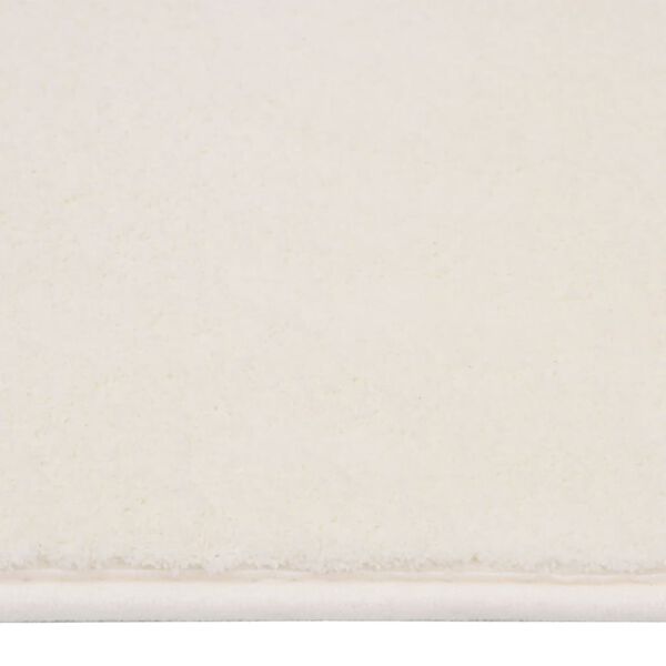 vidaXL Teddy Rug Cream 170x120 cm