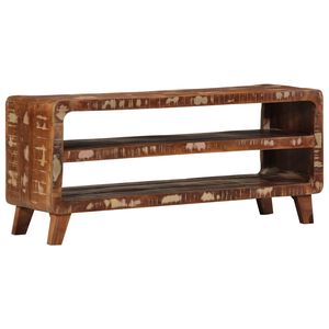 vidaXL TV Cabinet 105x46x32 cm Solid Wood Reclaimed