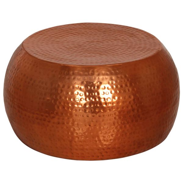 vidaXL Coffee Table Brass &Oslash;55x28 cm Aluminium