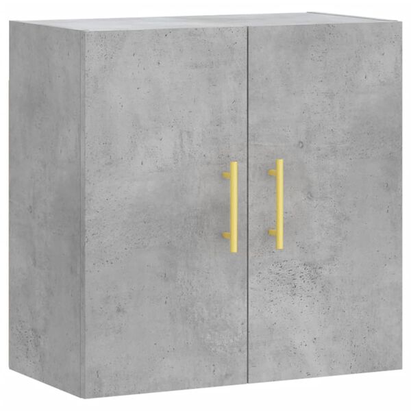 vidaXL Wall Cabinet Concrete Grey 60x31x60 cm Engineered Wood