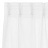 vidaXL Voile Curtain with Curtains 2 pcs White 260 x 140 cm Polyester