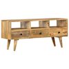 vidaXL TV Cabinet 110x36x50 cm Solid Mango Wood