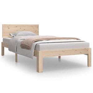 vidaXL Bed Frame without Mattress 90x190cm Single