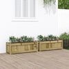 vidaXL Garden Planters 2 pcs Impregnated Wood Pine
