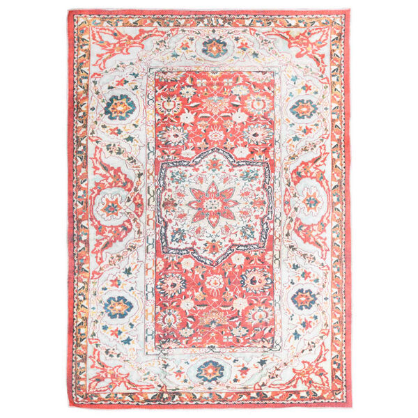 vidaXL Printed Rug Washable Foldable Multicolour 200x300 cm Polyester