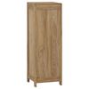 vidaXL Chest of Drawers 30x30x90 cm Solid Wood Teak