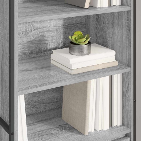 vidaXL Tall Cabinets 2 pcs Grey Sonoma 60 x 36 x 200 cm