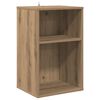vidaXL Record Cabinet Artisan Oak 38 x 33 x 61 cm Engineered Wood
