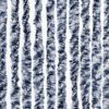 vidaXL Insect Curtain Blue, White and Silver 100x220 cm Chenille