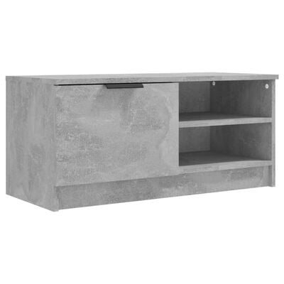 vidaXL TV Cabinets 2 pcs Concrete Grey 80x35x36.5 cm Engineered Wood