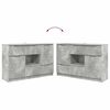 vidaXL Sideboard Concrete Grey 100 x 30 x 65.6 Engineered Wood