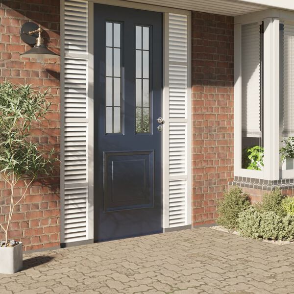 vidaXL Window Film Frosted Stripes Pattern 45x500 cm PVC