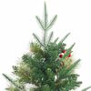 vidaXL Artificial Hinged Christmas Tree Green 180 cm PVC, PE and Steel
