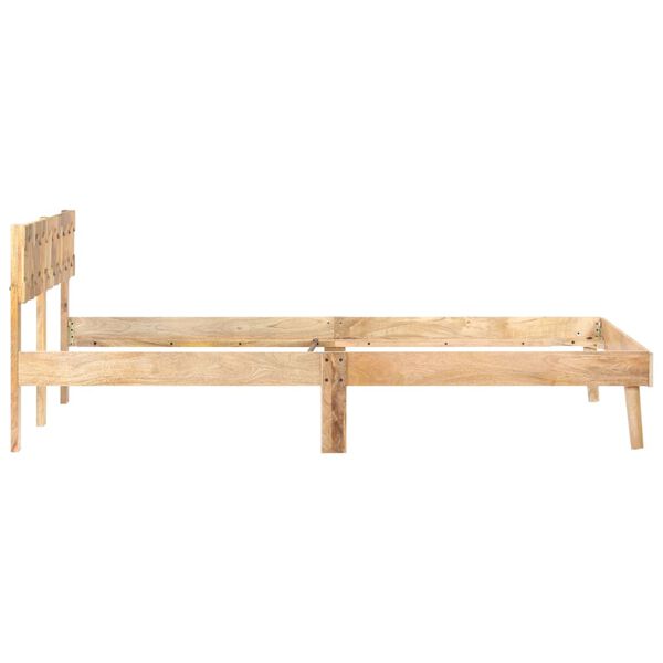 vidaXL Bed Frame without Mattress Solid Mango Wood 120x200cm