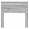 vidaXL Headboard with Headboard Grey Sonoma 75 cm Engineered wood