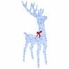 vidaXL Reindeer Pull Sleigh Blue 70 x 26 x 128.5 cm Acrylic
