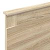 vidaXL Storage Bed with Drawer Sonoma Oak 100 x 200 cm Engineered Wood