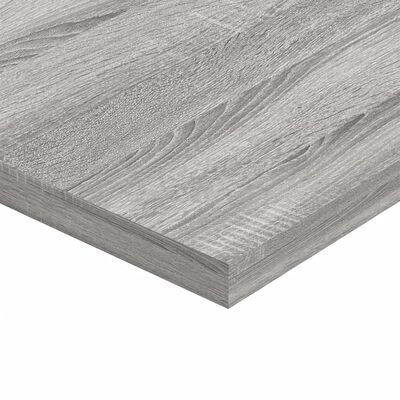vidaXL Wall Shelves 4 pcs Grey Sonoma 60x40x1.5 cm Engineered Wood