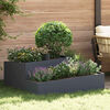 vidaXL Garden Planter Anthracite 100 x 100 x 50 cm Cold-rolled Steel