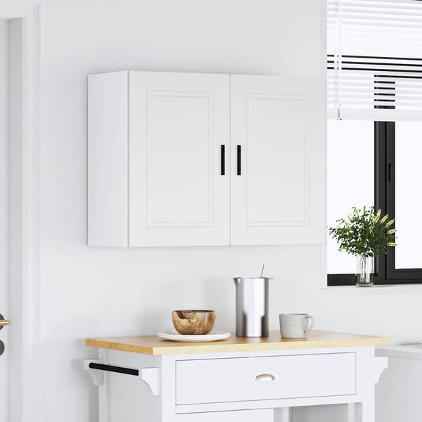 vidaXL Kitchen Wall Cabinet Porto White Engineered Wood