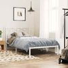 vidaXL Metal Replace Headboard White 107 cm