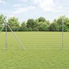 vidaXL Field Fence Silver 25 x 1.4 m Galvanised steel