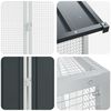vidaXL Bird Cage Anthracite 821.5 x 111 x 142 cm Galvanised Steel