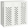 vidaXL Air Conditioner Cover White 110 x 50 x 105 cm Steel
