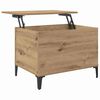 vidaXL Coffee Table Artisan Oak 60 x 44.5 x 45 cm Engineered Wood