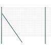 vidaXL Euro Fence Ground Fix 10 x 1.5 m PVC-Coated Steel Green Mesh