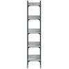 vidaXL Bookshelf 5-Tier Grey Sonoma 35x30x174 cm Engineered Wood