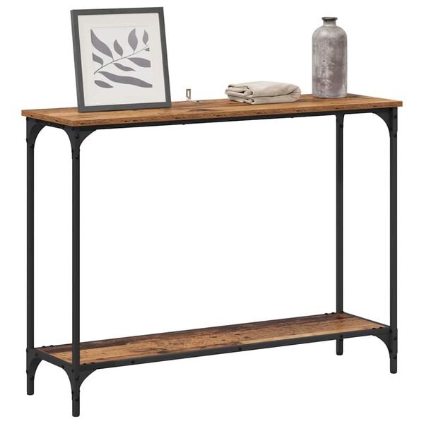 vidaXL Console Table Old wood 101 x 30.5 x 75 cm Engineered wood
