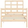 vidaXL Bed Frame without Mattress 90x200 cm Solid Wood