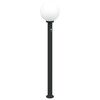 vidaXL Bollard Light with Sensor 120 cm Black IP44