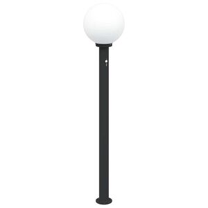 vidaXL Bollard Light with Sensor 120 cm Black IP44