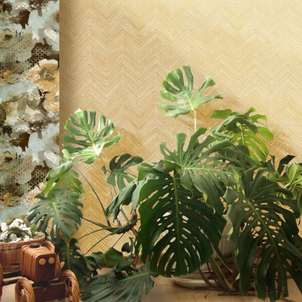 Noordwand Wallpaper Topchic Herringbone Beige