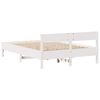 vidaXL Bed Frame without Mattress White 120x190 cm Small Double Solid Wood Pine