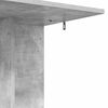 vidaXL Side Table Concrete Grey 45 x 40 x 62.5 cm Engineered Wood