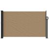 vidaXL Retractable Side Awning Taupe 117x300 cm