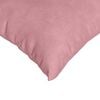 vidaXL Sofa Pillows 2 pcs Pink 45 x 45 cm Corduroy Fabric