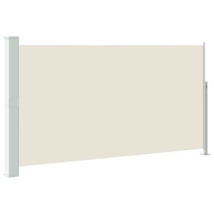 vidaXL Patio Retractable Side Awning 170x300 cm Cream