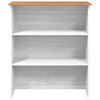 vidaXL Hutch ASKIM White 91 x 30 x 104 cm Solid pine wood