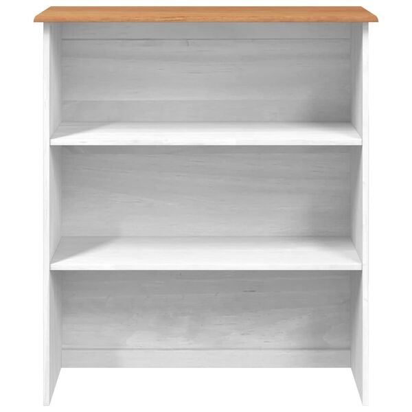 vidaXL Hutch ASKIM White 91 x 30 x 104 cm Solid pine wood